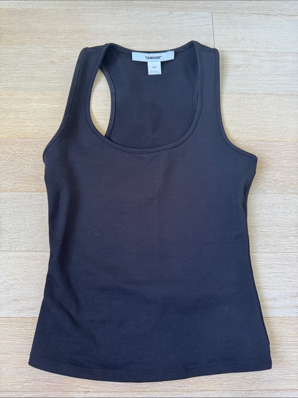 Tankair Black Contour Raceback Tank Top XXS